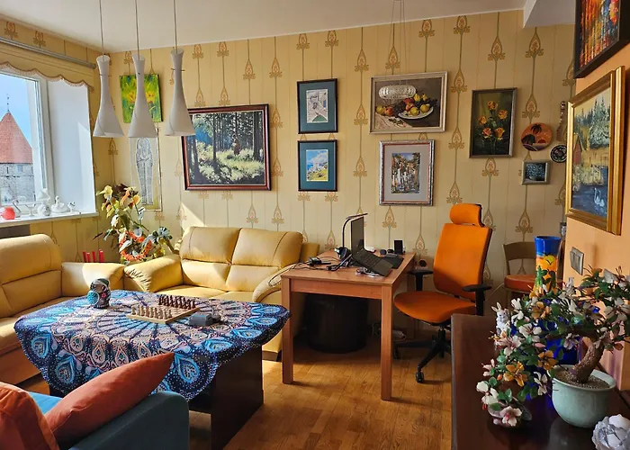 Comfort Of With Charming View 아파트 *